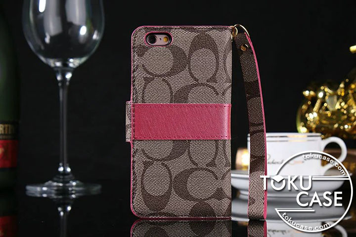 コーチ ギャラクシーs7ケース レザー製