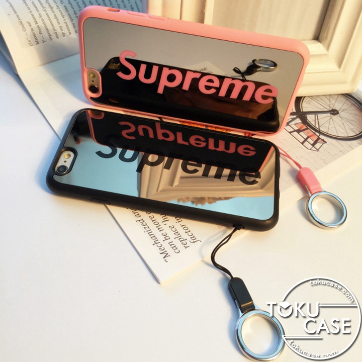 SUPREME iphone7sケース 鏡面