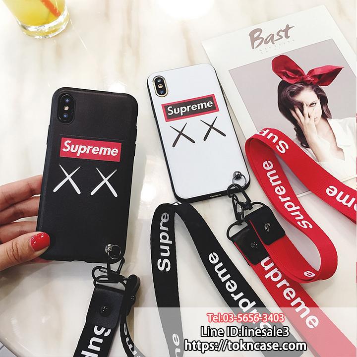 supreme kaws iphone8plusカバー