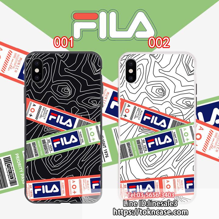 アイホンXs Max ケース FILA ストリート風