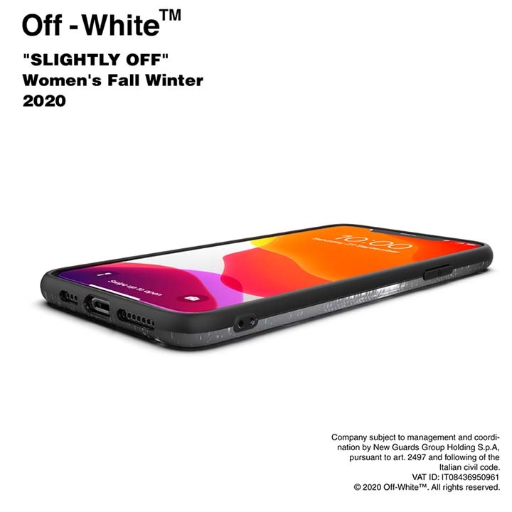 ケース かっこいい iPhone12 12 Pro 12Pro Max 12Mini Off White